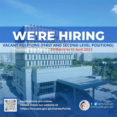 hris psa|𝐖𝐞'𝐫𝐞 𝐇𝐢𝐫𝐢𝐧𝐠! Call for .